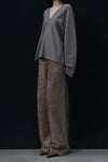 SWAYING 24 Autumn and Winter One-piece wool cardigan SW-SW24AW1T34-QZ Light brown SW-SW24AW1T32